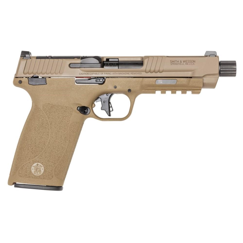 Smith & Wesson Inc. Smith & Wesson M&P 5.7 Handgun 5.7x28mm 22rd Magazine 5" Threaded Barrel FDE-USED