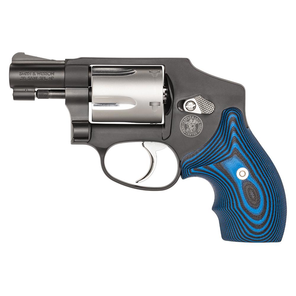 022188898903 S&W Exclusive Performance Center 442 Handgun .38 Spl(+P) 5rd Capacity 1.88" Barrel PC Tuned Blue/Black VZ Grips