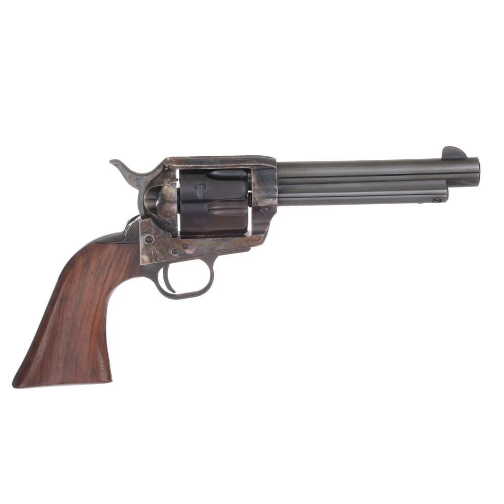 810012513029 Taylor's 1873 SA Army Grip Handgun .45 Colt 6rd Capacity 5.5" Barrel Black with Walnut Grip