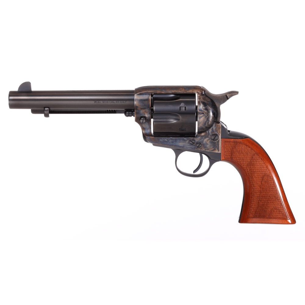 810012512169 Taylor's Gunfighter Defender Handgun .45 Colt 6rd Capacity 5.5" Barrel Black with Walnut Tuned
