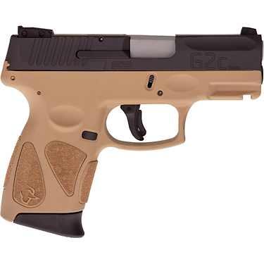 688099402211 Taurus G2C Handgun 9mm Luger 12rd Magazine 3.2" Barrel Black Slide/FDE Grip