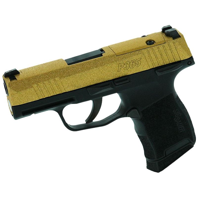 Sig Sauer P365-380-BSS-MS Exclusive Gold Glitter Handgun .380 10rd Magazines (2) 3.1" Barrel