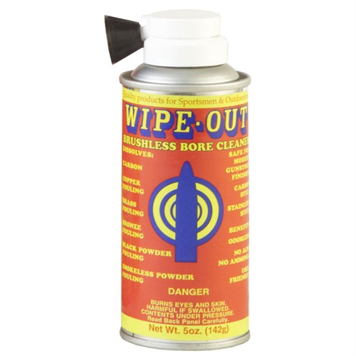 5oz Aerosol Wipeout Foaming Bore Solvent Gun Cleaning Kits & Gun