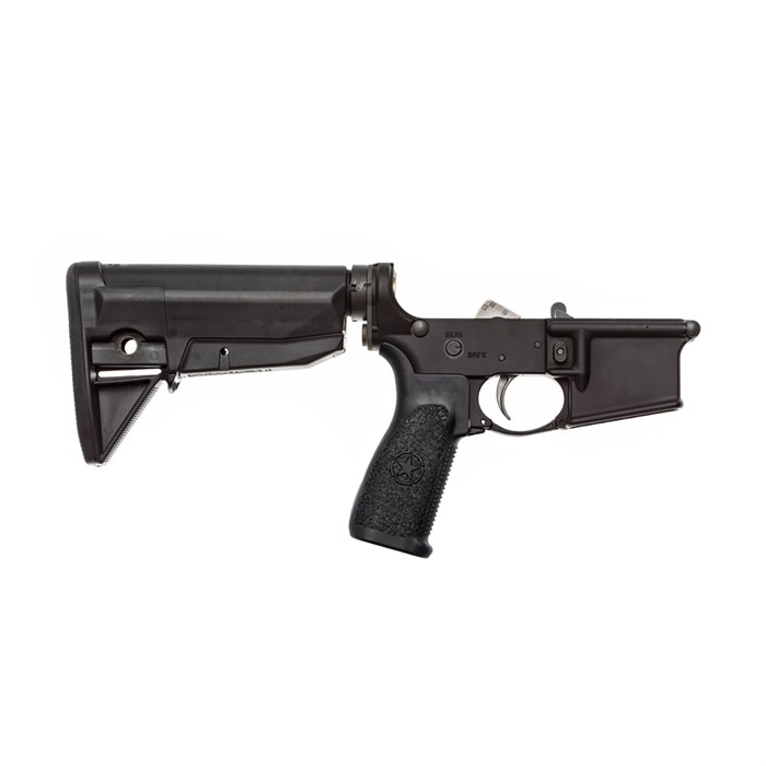 812526020369 Complete Lower Receiver W/ Gunfighter Stock Blk
