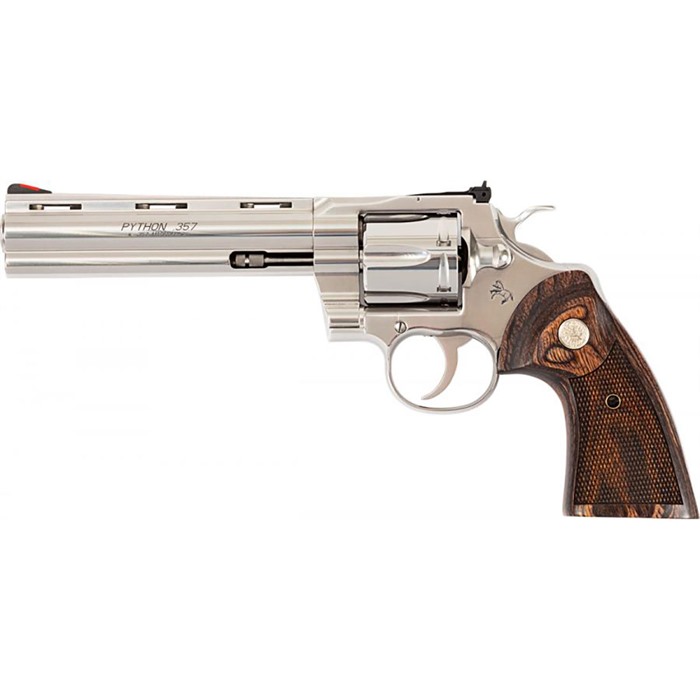 Python 357 Magnum/38 Special 6'' Bbl 6 Round Stainless