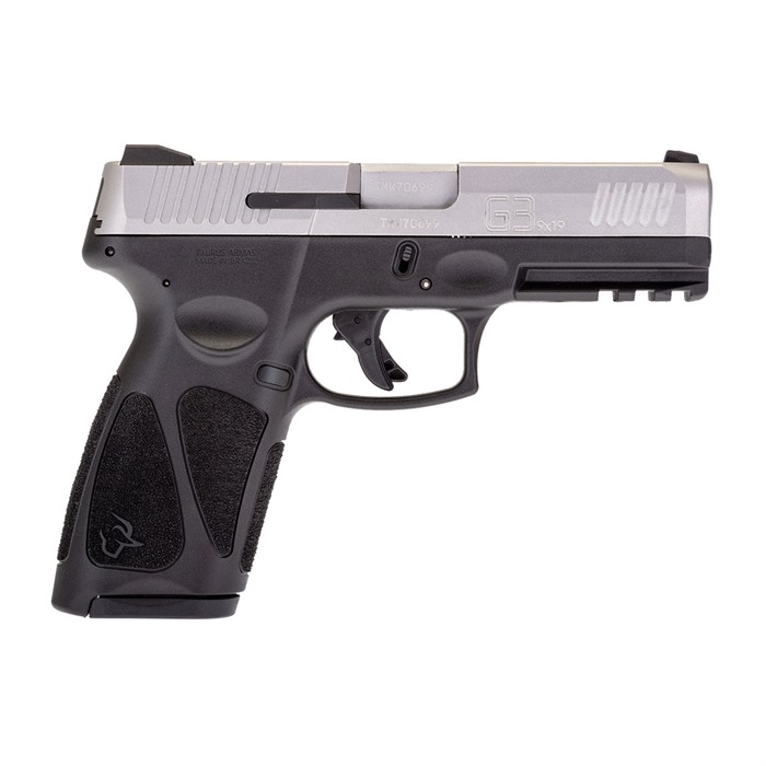 725327625759 G3 9mm Luger 4'' Bbl (2)15rd Mags Stainless/black