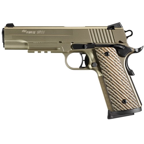 Sig 1911 45acp Nickel  Pvd Finish, Low Profile Night Sights,  Cus