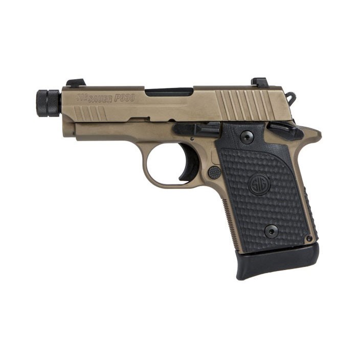 798681553518 Sig P938, 9mm, 3.5in, Emperor Scorpion, Fde,threaded Barrel (1/2-