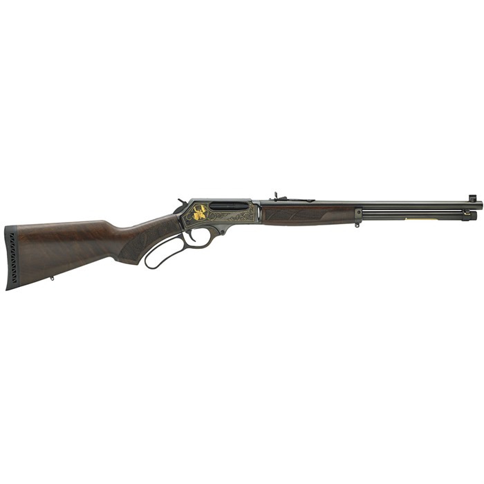 Henry 45-70 Steel Wildlife Engraved