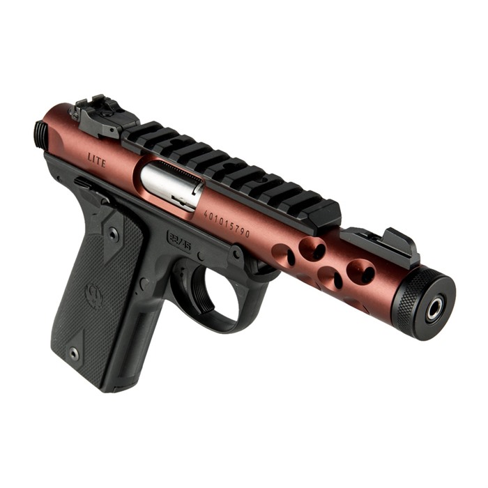 736676439096 Ruger Rf Pistol Mark Iv? 22/45? Lite 22 Lr 4.4''bbl Bronze