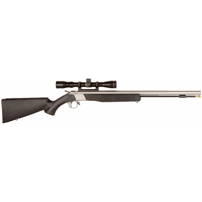 Cva Wolf 50 Cal Ss/black Konusshot 3-9x32 Scope And Cva Soft Gun