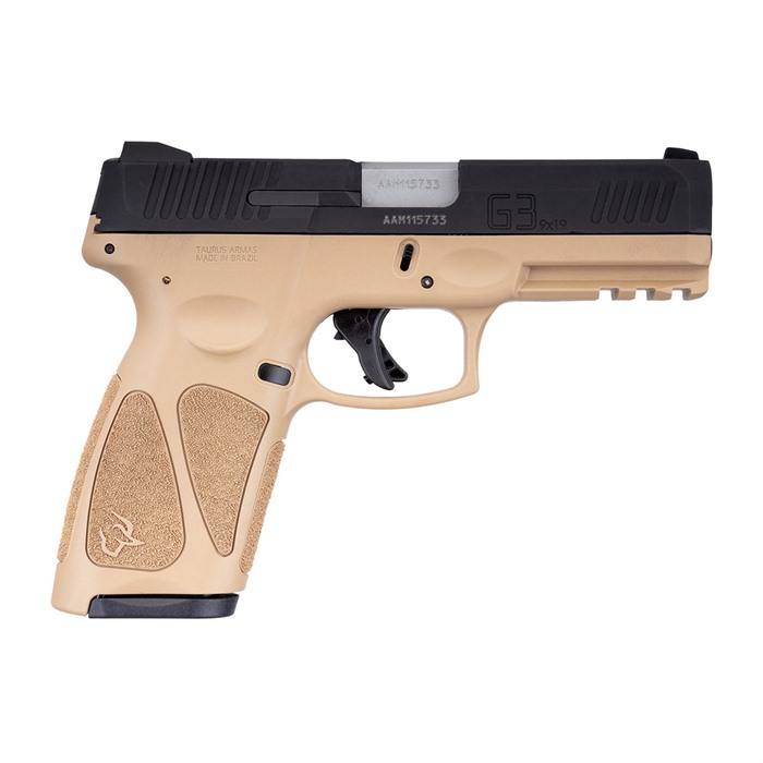 725327625773 G3 9mm Luger 4.0'' Bbl (2)17rd Mags Black/tan