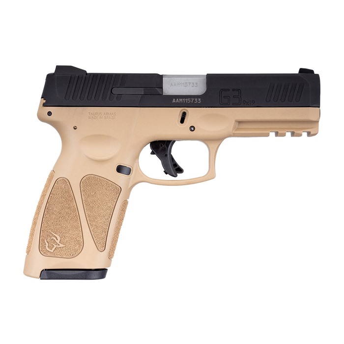 725327625988 G3 9mm Tan/bk 4.0'' Bl 2x15 Rds