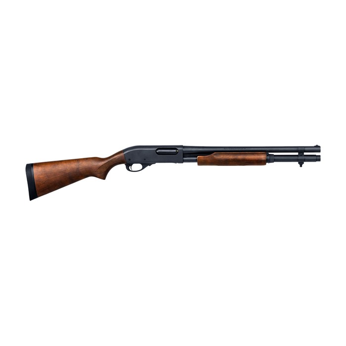 810070683863 Rem 870 Hardwood Home Defense 4-round 18-1/2'' Bbl 12 Gauge