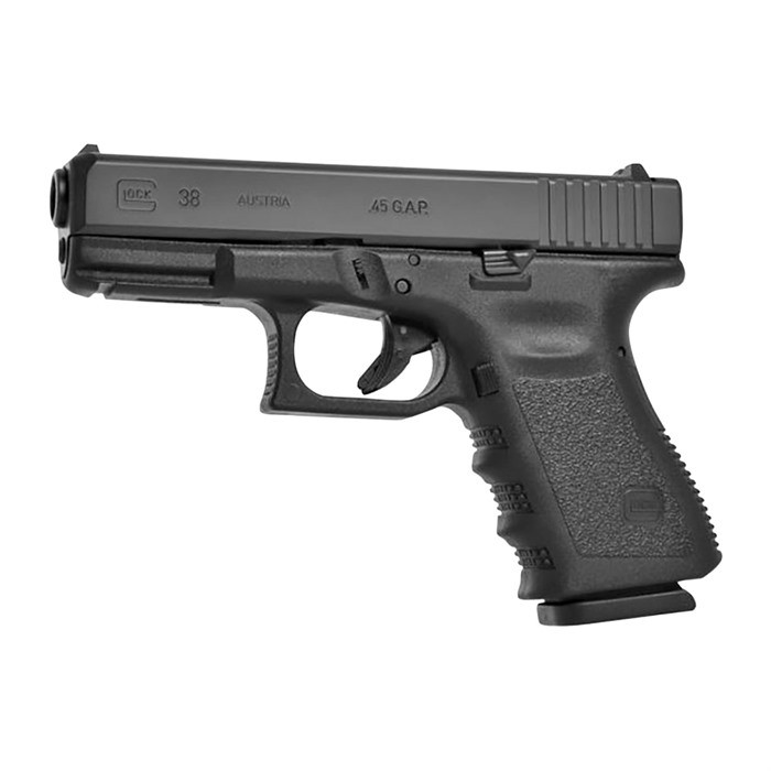 Glock 38 Gen 3 Compact 45 Gap (2)8-round Magazines Black