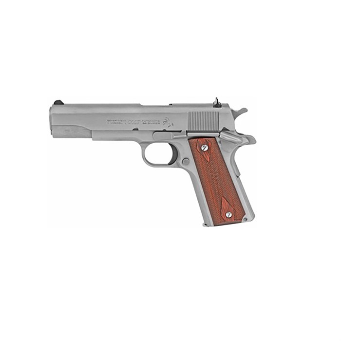 1911 Government 38 Super 5'' Bbl Stainless Handgun