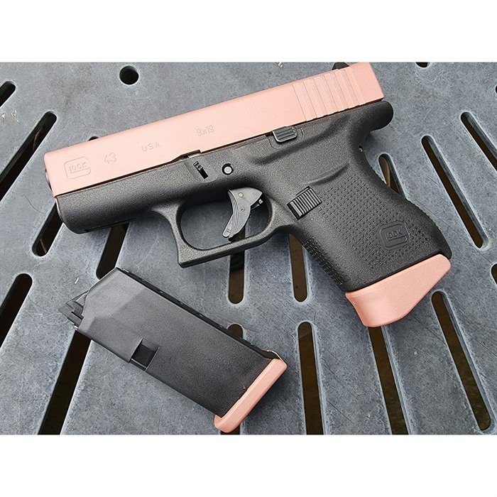 Glock 43 Subcomp 9mm Luger 3.41'' Bbl (2)6rd Mag Rose Gold