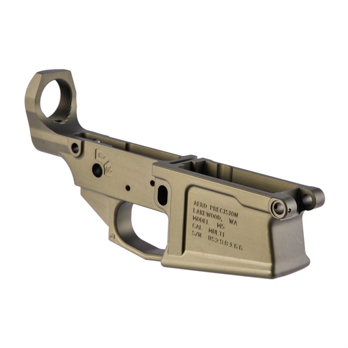 840014618255 M5 Stripped Lower Receiver For Ar .308 Od Green
