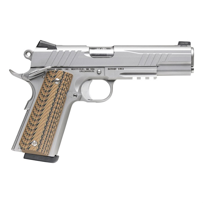 011356672094 1911 Gov't 9mm Auto With Rail 5'' Bbl (2) 10rd Mags Stainless