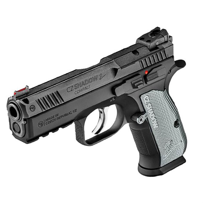 Shadow 2 Compact 9mm Luger 4'' Bbl (2)15rd Mags Gray