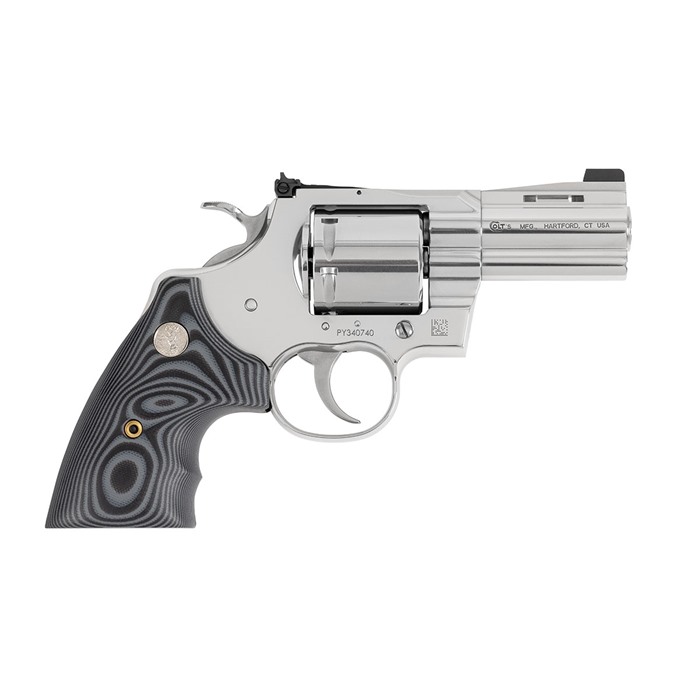 Python Combat Elite 357 Magnum 3'' Bbl 6rd Stainless Steel