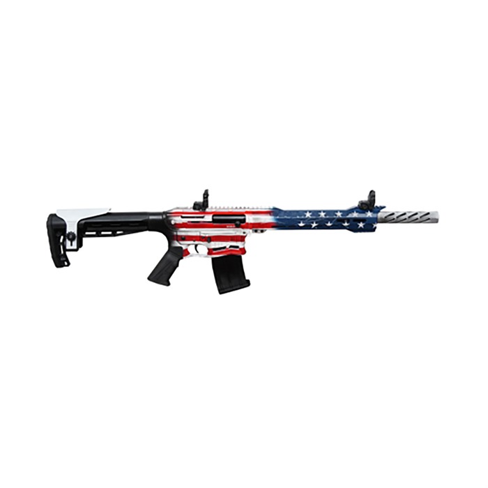 682146859317 Boss-25 12 Gauge 20'' Bbl (2)5rd Mag American Flag