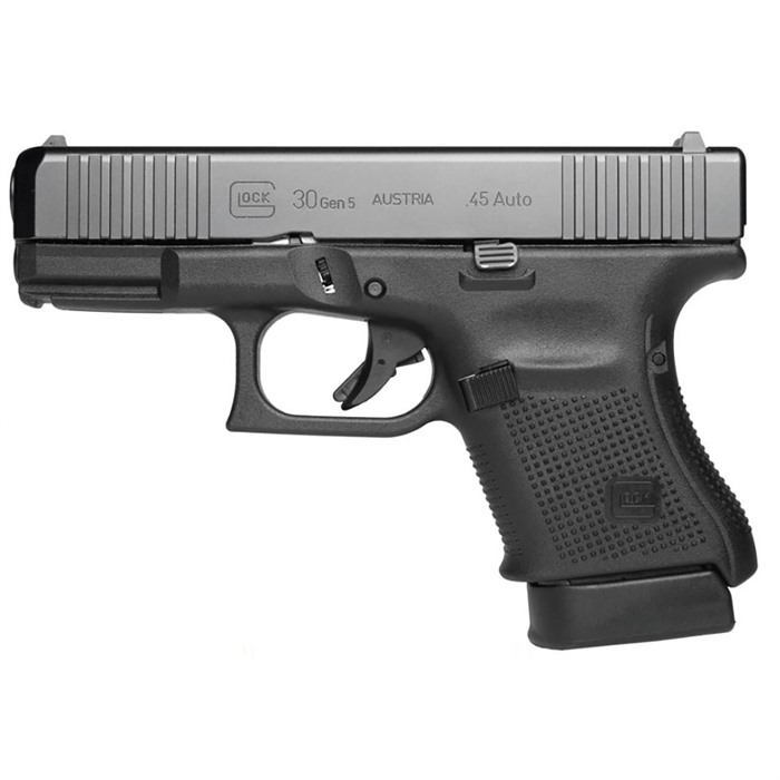 764503060212 Glock 30 Gen 5 45 Acp 3.78'' Bbl (3)10rd Mags Black