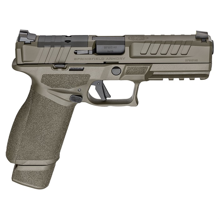 706397978549 Echelon 9mm Luger 4.5'' Bbl (1)17rd & (1)20rd Mag O.d. Green