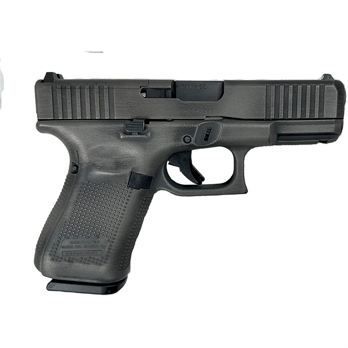 Glock 19 Gen5 Mos 9mm Distressed Tungsten 3-15rd Mags