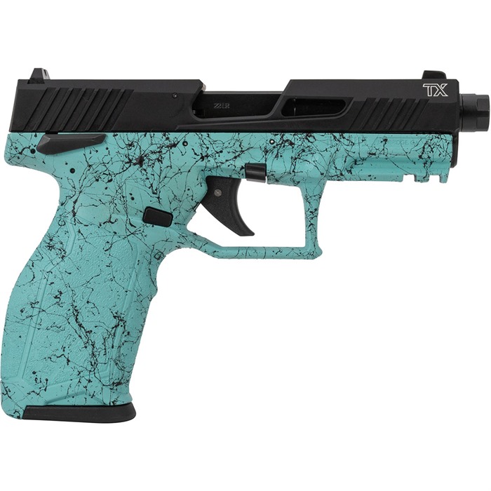 725327942658 2tx 22 22 Long Rifle 4.16''thrd Bbl (1)16rd & (1)22rd Cyan/bk