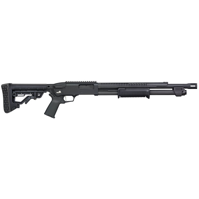 590r 12 Gauge 18.5'' Bbl 7 Round Black W/picatinny Rail