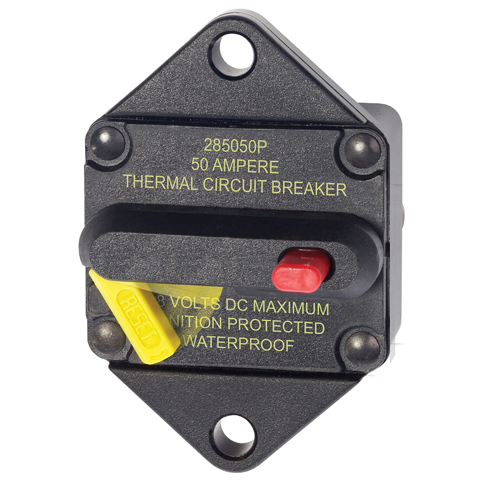 Blue Sea Systems Blue Sea 7083 50 Amp Circuit Breaker Panel Mount 285 Series - Picture 1 of 1