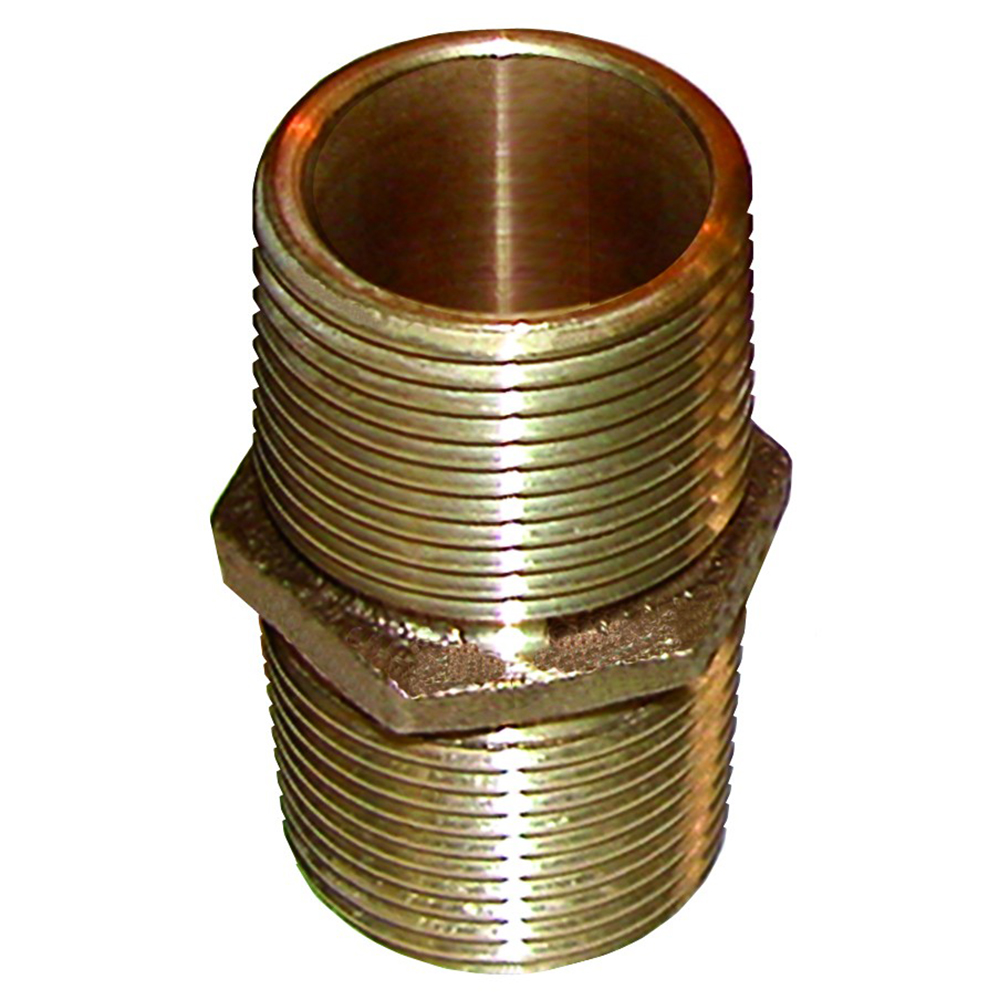 GROCO Bronze Pipe Nipple - 3/4 NPT PN-750 Fittings - Picture 1 of 1