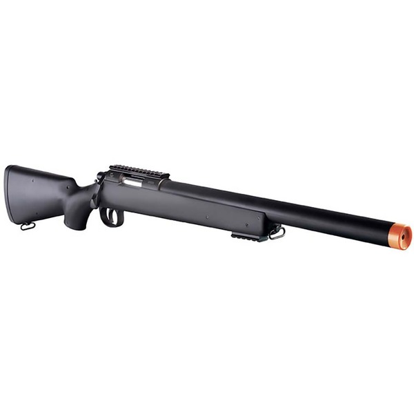 Game Face Gf529 (black)spring Powered Single-shot Bolt Action Sniper Rifle Incl. Speed Loader Sl