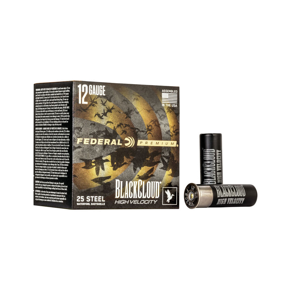 Black Cloud Fs Steel High Velocity - 12 Gauge, 3", 1-1/8 Oz, 25/bx