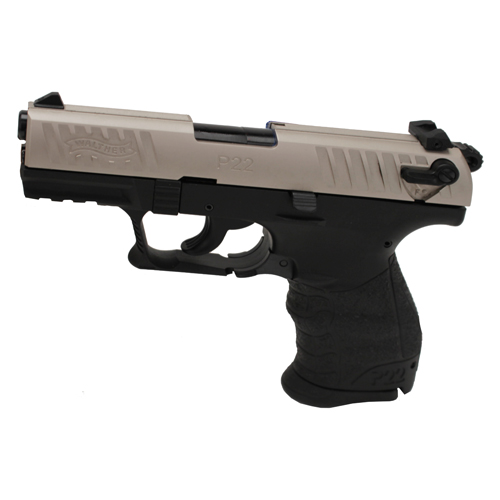 723364200281 P22 Pistol, .22LR - Nickel, 3.42" USA