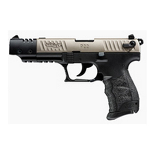 723364200366 P22 Pistol, .22LR - Target, Nickel, 5", CA