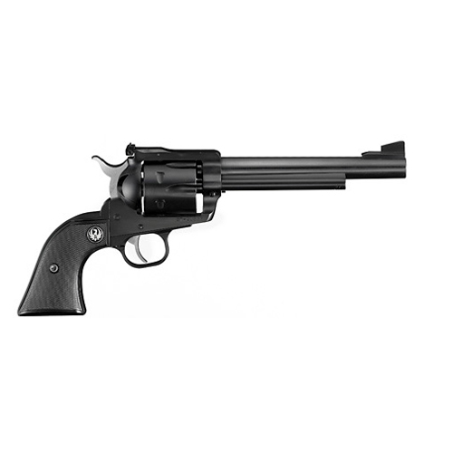 736676003167 .357 Magnum New Blackhawk - BN-36, 6 1/2" Barrel, 6 Rounds, Black Checkered Hard Rubber Grips/Blued