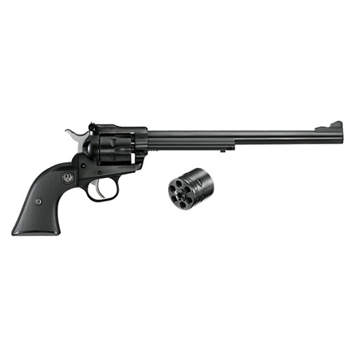 736676006243 .22 Long Rifle/.22 WMR Single-Six Convertible - NR-9, 9 1/2" Barrel, 6 Rounds, Black Checkered Hard Rubber Grips/Blued