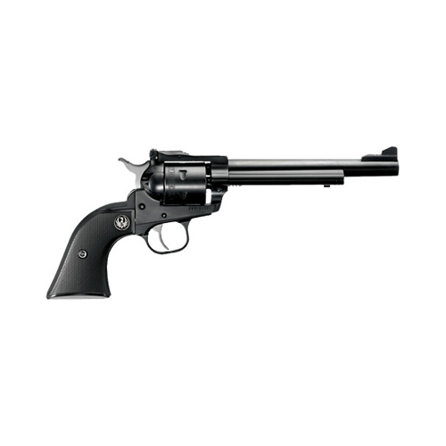 NR-6-17, Single-Six, .17 HMR 6 1/2" Barrel 6 Rounds, Black Checkered Grips/Blued