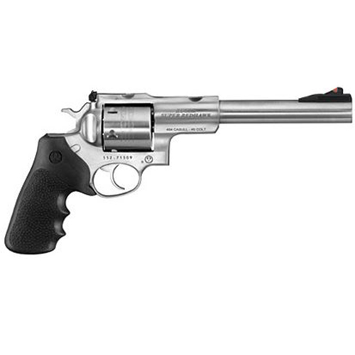 736676055074 Super Redhawk - KSRH-7480, .480 Ruger, 7 1/2" Barrel, 6 Rounds, Hogue Tamer Monogrip/Satin SS