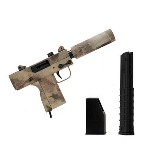 Mini 9mm Pistol 3.5" Threaded Barrel, 30 Round - Camo