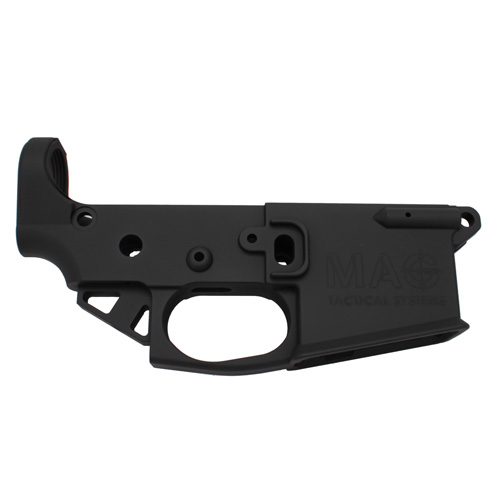 Stripped Lower AR-15 Magnesium - Black