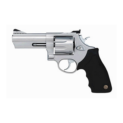 725327320142 M608 .357 Magnum - 357 4" Barrel Round, Adjustable Sights, (Stainless Steel)