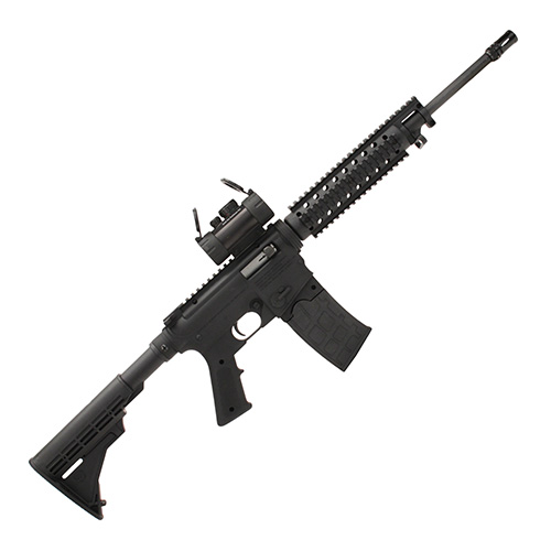 884110372314 Tactical 22LR Autoloader - Top Rail Quad Forend, Red Dot, 10 Round