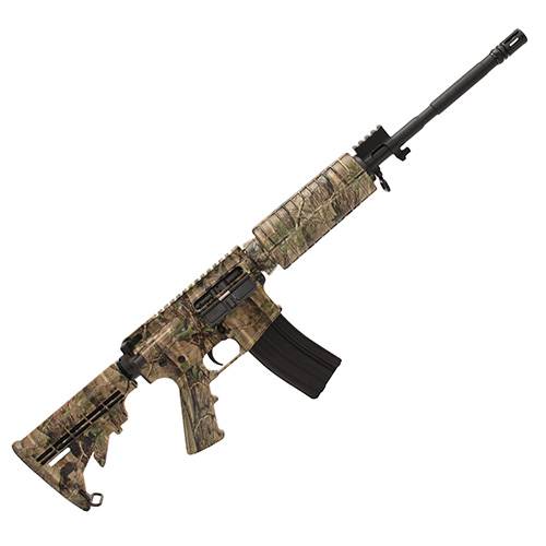 848037016034 SRC 16" M4 223/5.56 Rifle - Flat Top, Green Camo, 30 Round