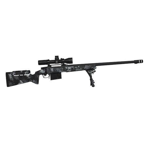 CZ550 - Magnum HET II, 338 Lapua Camo Stock, 3 Round