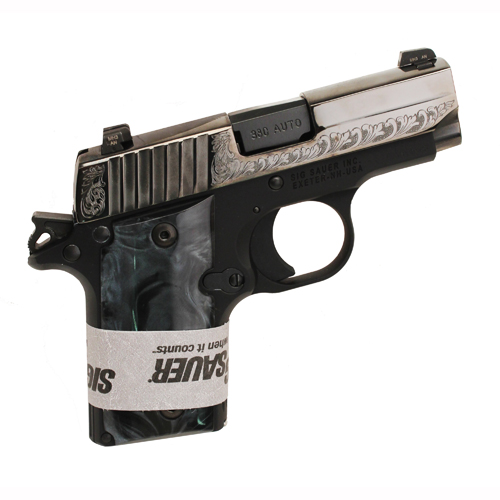 798681463305 P238 380acp Sig Ns Blk Pearlite Grips 6rd