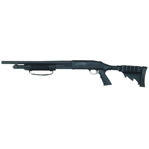 015813598194 500L Tactical, 12 Gauge, 18.50" Barrel, 6 Rounds, Black Syn Adj Stock, Left Hand