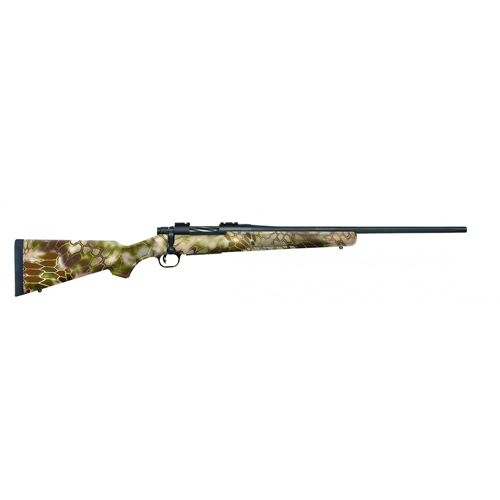 015813279475 Patriot Rifle - 243 Winchester, 22" Barrel, 5 Rounds, Kryptek Highlander Stock